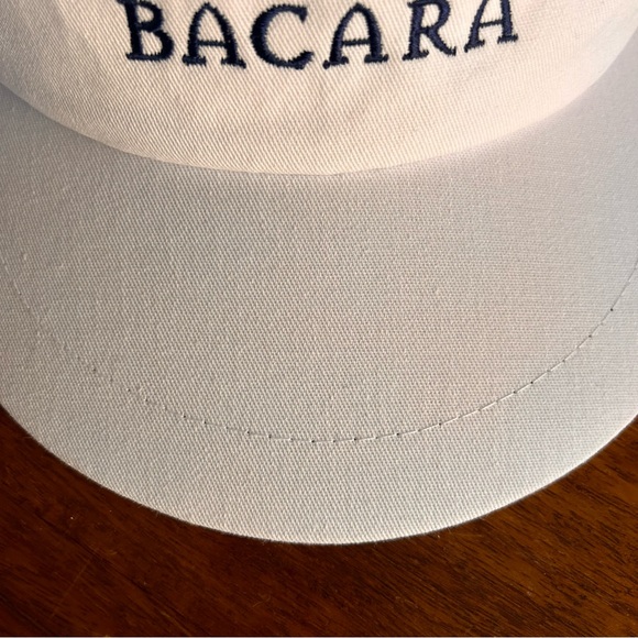 Bacara Resort White Fabric Women’s Visor Adjustable EUC - Picture 7 of 9